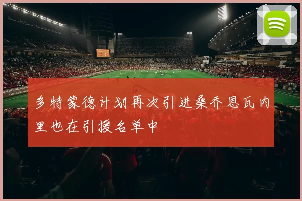 多特蒙德计划再次引进桑乔恩瓦内里也在引援名单中